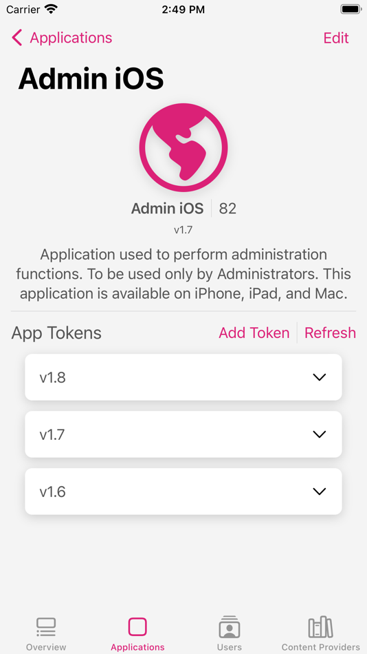 #4. NoviHome Admin - for Support (macOS) De: NoviHome
