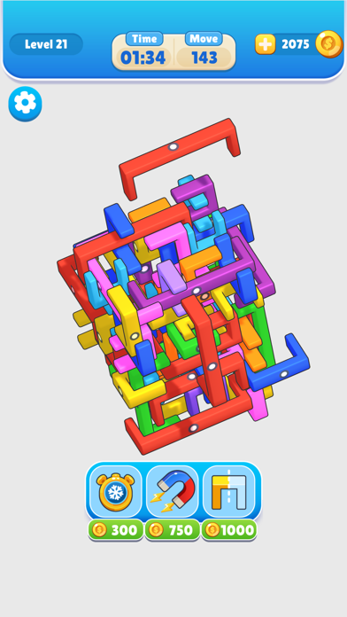 U Shape Puzzle Screenshot