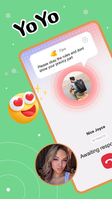 Xmas Wallss: Chat & Sharing Screenshot