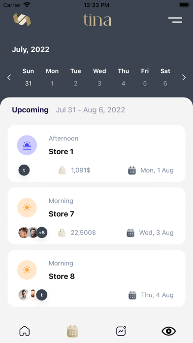 Tina POS Screenshot