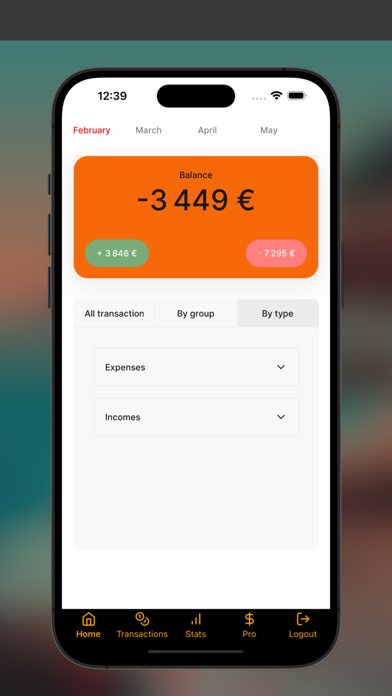 Screenshot 3 of Avocado Expense Tracker App