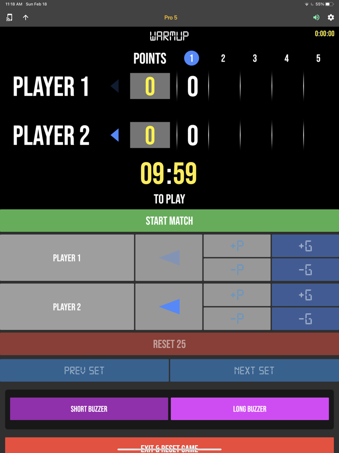 BT Tennis Controller