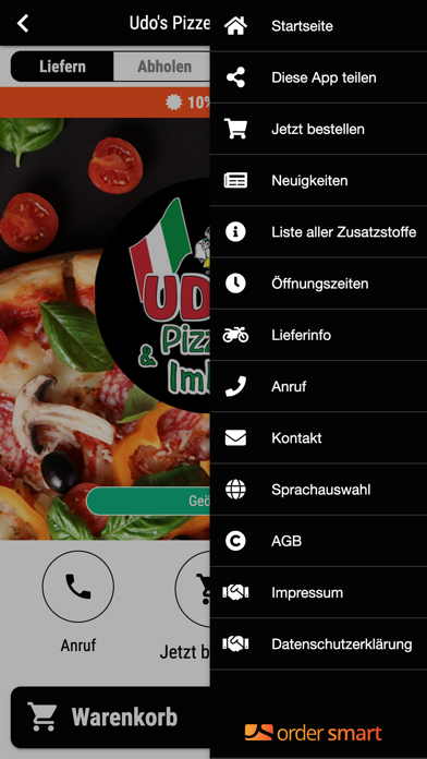 Udo's Pizzeria & Imbiss Screenshot