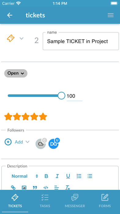 OneDesk Screenshot