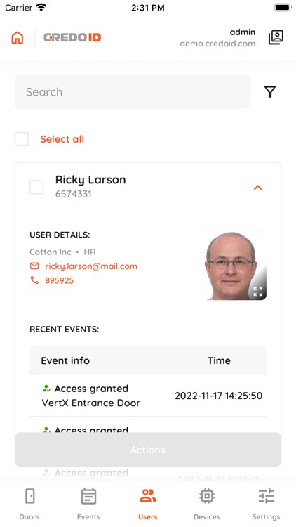CredoID Mobile Manager