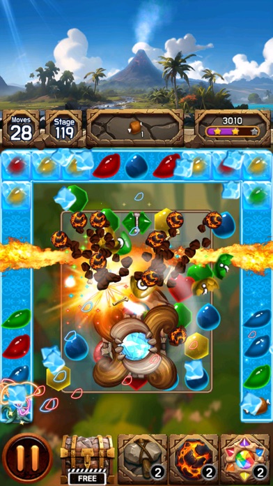 Jewel Dino World Screenshot