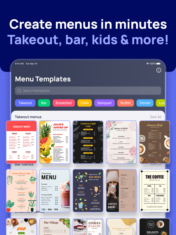 Menu Maker: Design Creator screenshot 2