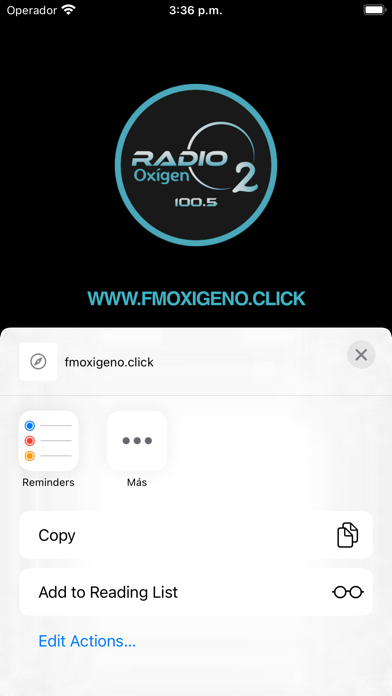 Oxígeno 100.5 FM Screenshot