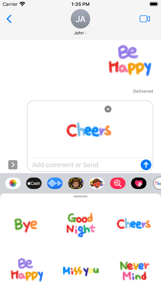 #2. Shout out in colorful way (iOS) By: leehwa ko