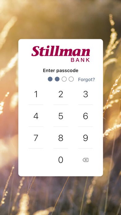 Stillman Bank Screenshot