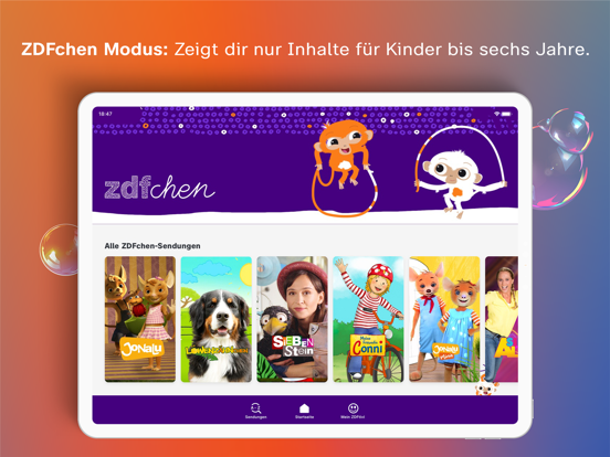 ZDFtivi-App – Kinderfernsehen iPad screenshot 4 - Entertainment app
