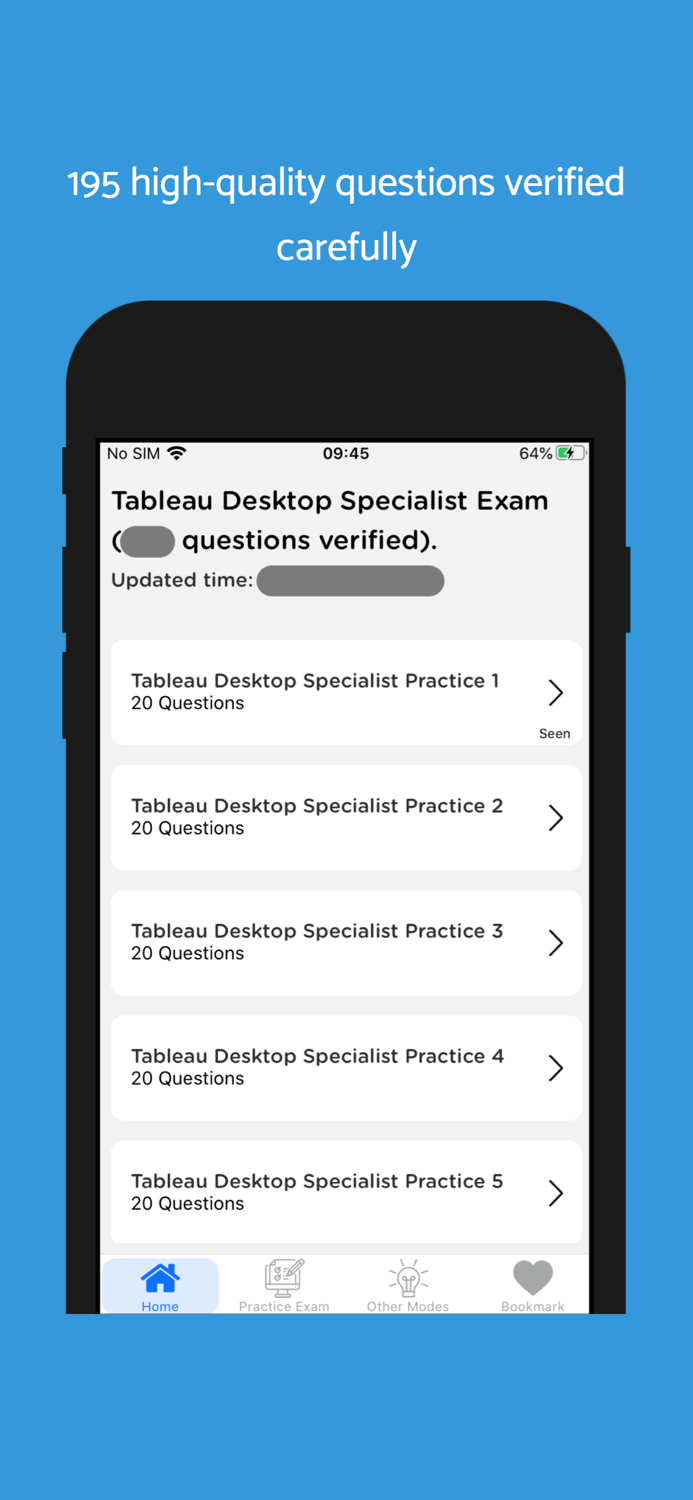 Tableau Desktop Specialist