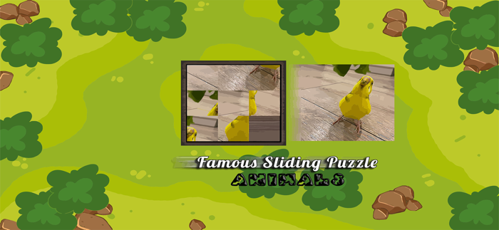 Famous Sliding Puzzle Animals