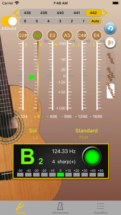 GuitarTuner - Tuner for Guitar Screenshot