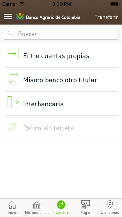 Banco Agrario App Screenshot