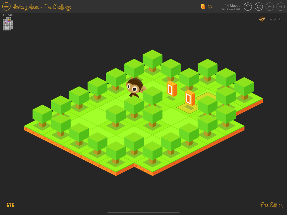 #2. Monkey Maze (iOS) 由: Blaine Leckett