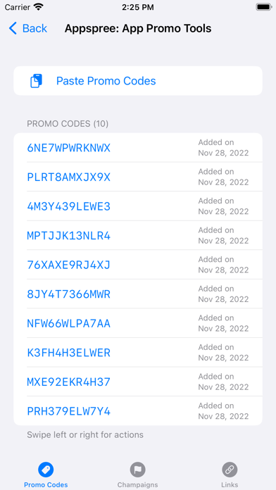 Appspree: App Promo Tools Screenshot