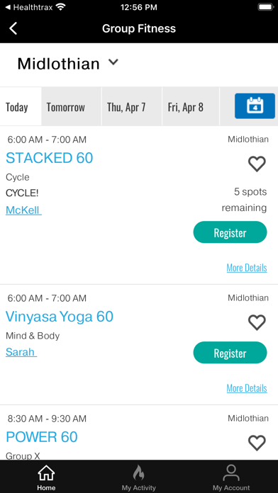 AmFam Fitness Screenshot