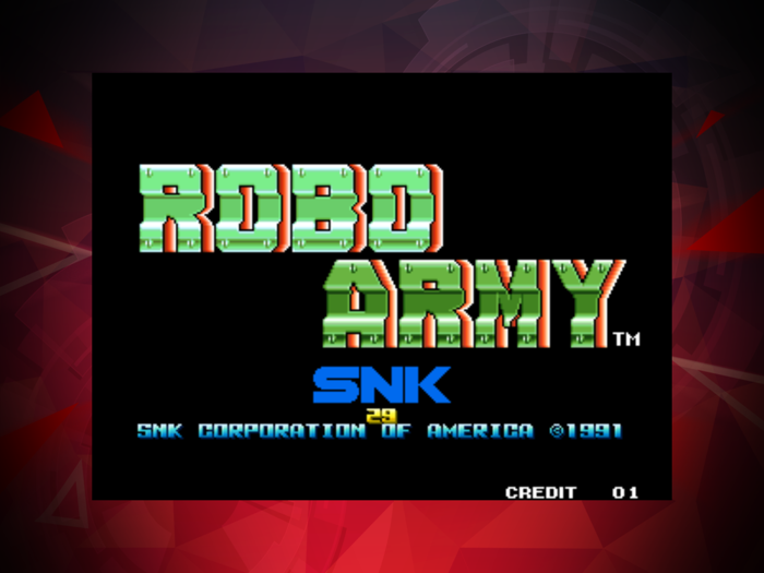 ROBO ARMY ACA NEOGEO