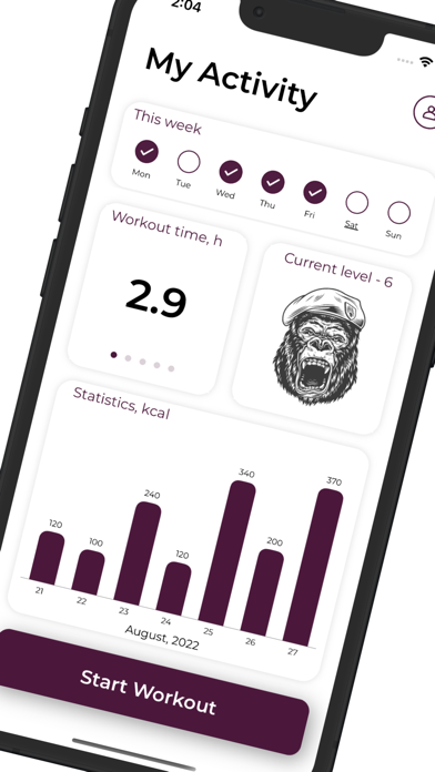 11 minutes fitness workout Screenshot