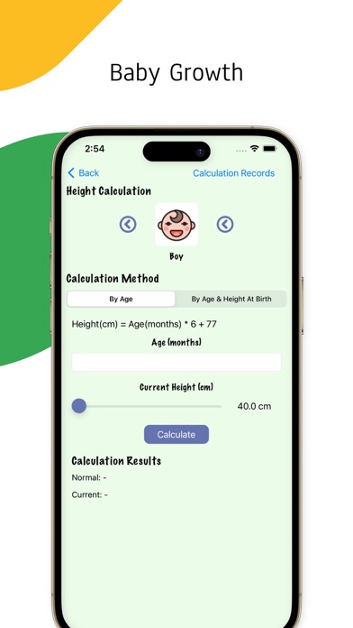 Screenshot #2 pour Baby Growth Calculation