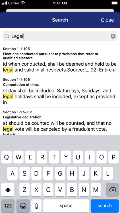 Colorado Revised Statutes screenshot-3