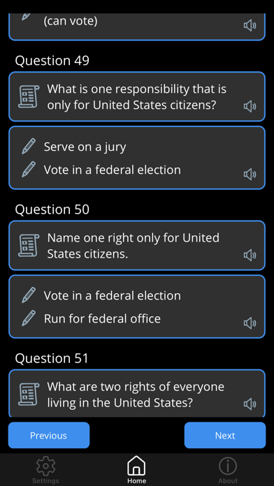 US Citizenship Test 2025 Plus Screenshot