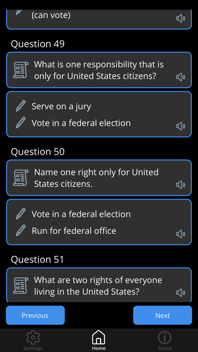 US Citizenship Test 2024 Plus Screenshot