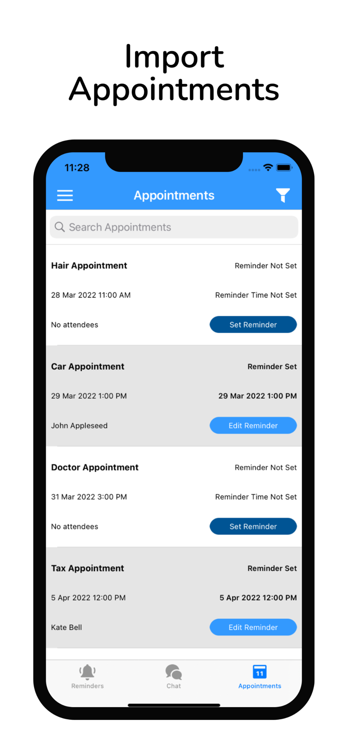 Reminderbase Scheduled Text
