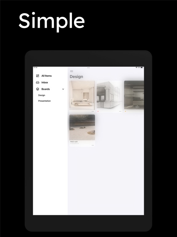 Collection of Inspiration iPad screenshot 3 - Productivity app
