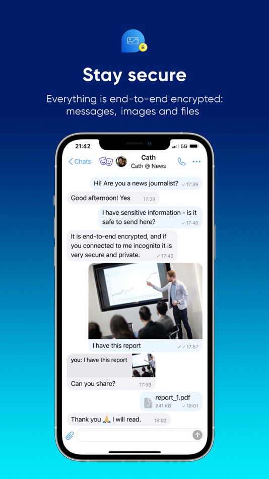 #5. SimpleX Chat: secure messenger (iOS) 게시자: SimpleX Chat