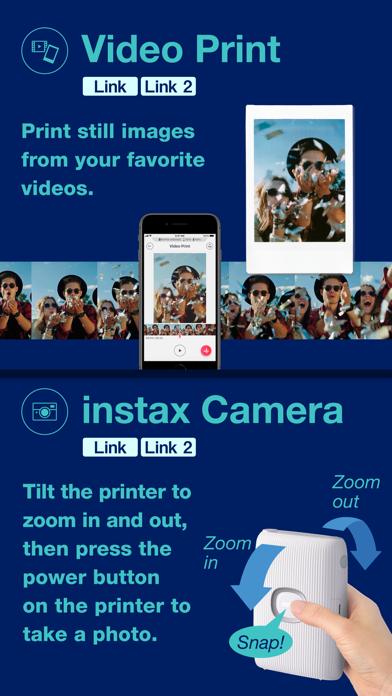 instax mini Link Screenshot