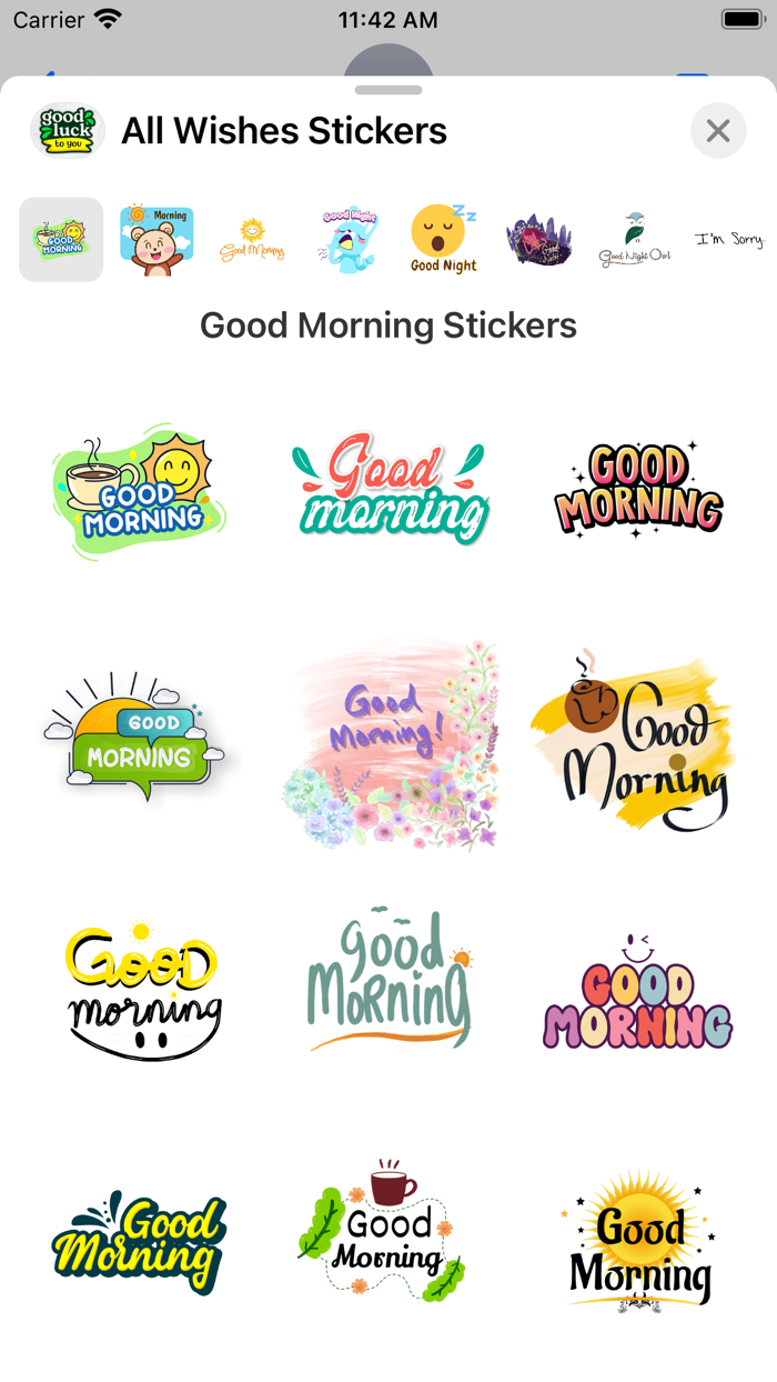 Daily All Wishes Stickers