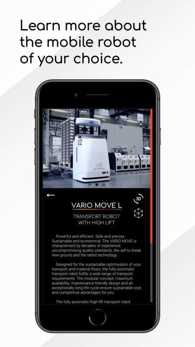 Mobile Robot Experience Screenshot