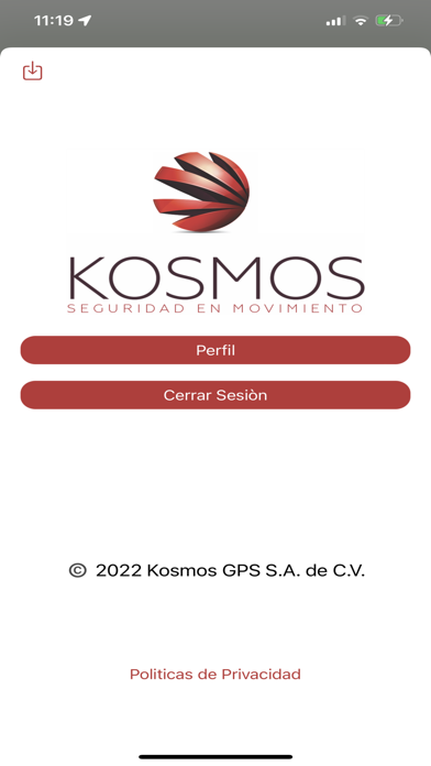 Kosmos-Phone Screenshot