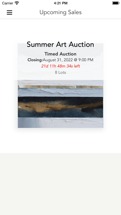 Jones Auctions Screenshot