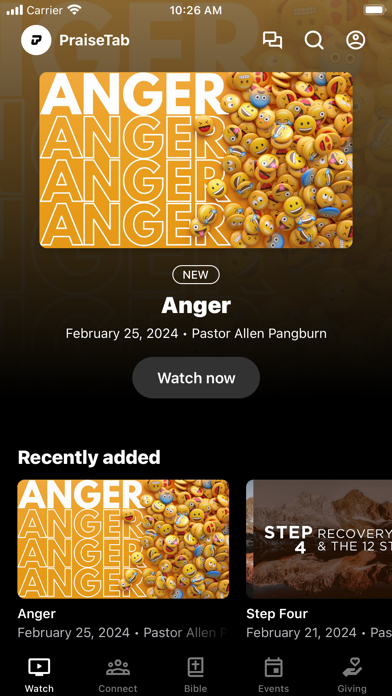 Praise Tab iPhone screenshot 1 - Education app