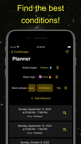 Game screenshot EzoManager – esoteric planner apk