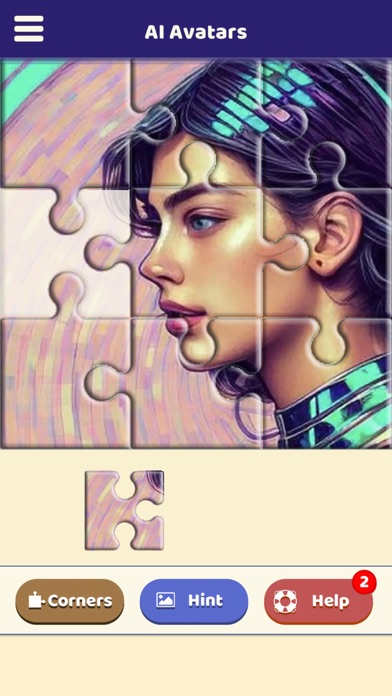 Screenshot #1 pour AI Avatars Puzzle