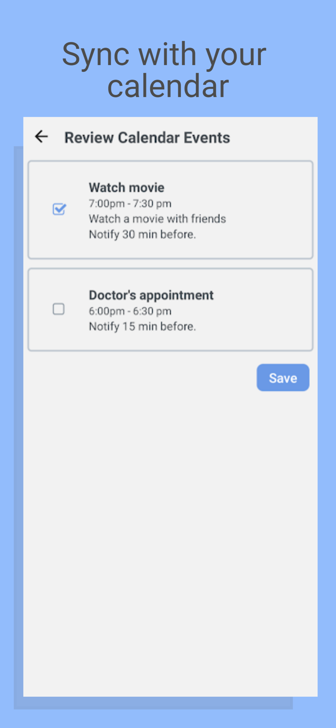CheckMate - Schedule Creator