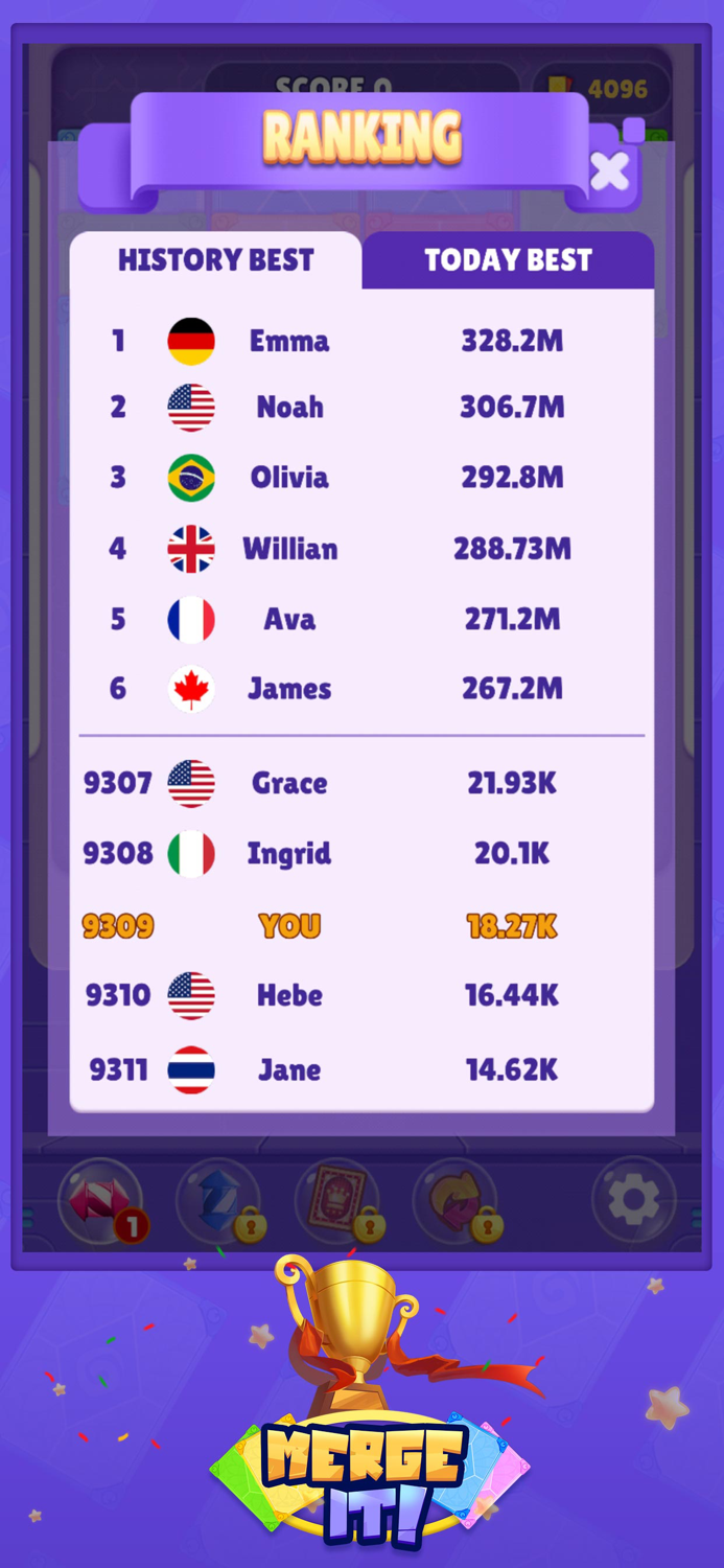 Merge it-2048 Puzzle Game