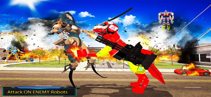 US Police Robot Dog 3D