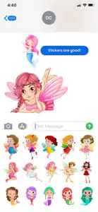 Fairies & Mermaid Stickers screenshot #3 for iPhone