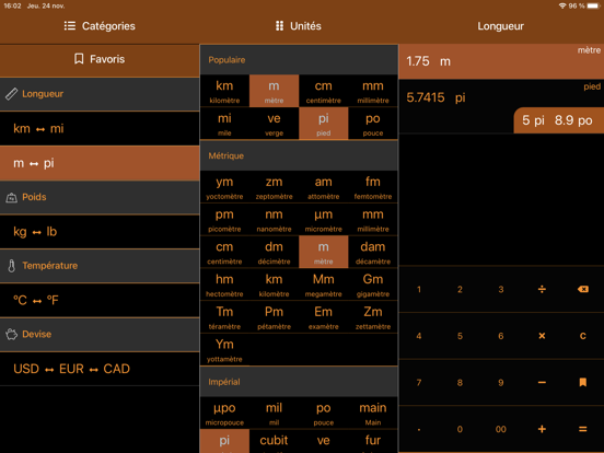 Screenshot #5 pour Égalité convertisseur unités