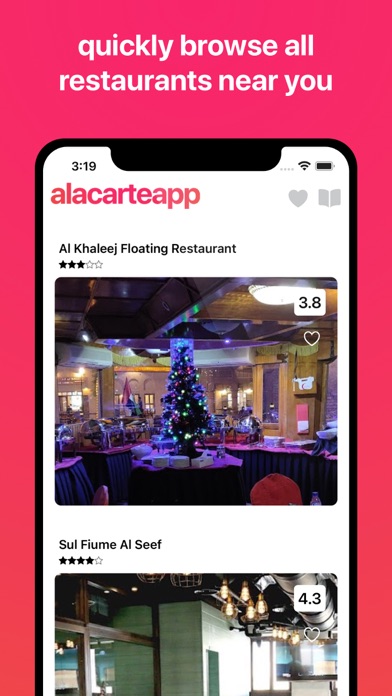 Alacarteapp Screenshot