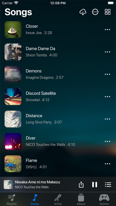 Screenshot #2 pour Audify Music Player