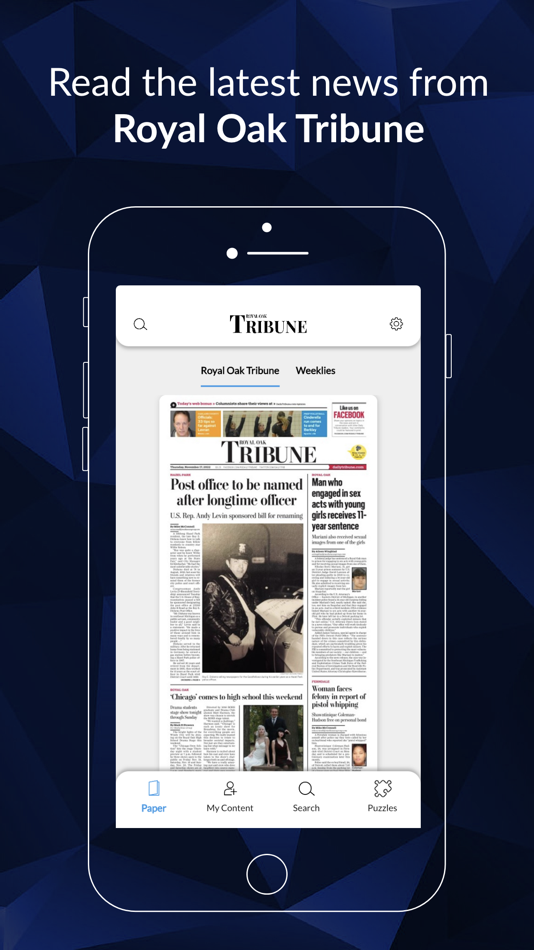 #1. Royal Oak Tribune eEdition (iOS) 由: Journal Register Company