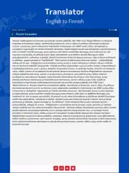 finnish translator, dictionary ipad capturas de pantalla 2