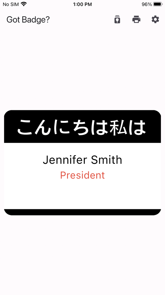 #5. Quick Name Badge (iOS) 由: Supplier Relations US, LLC.