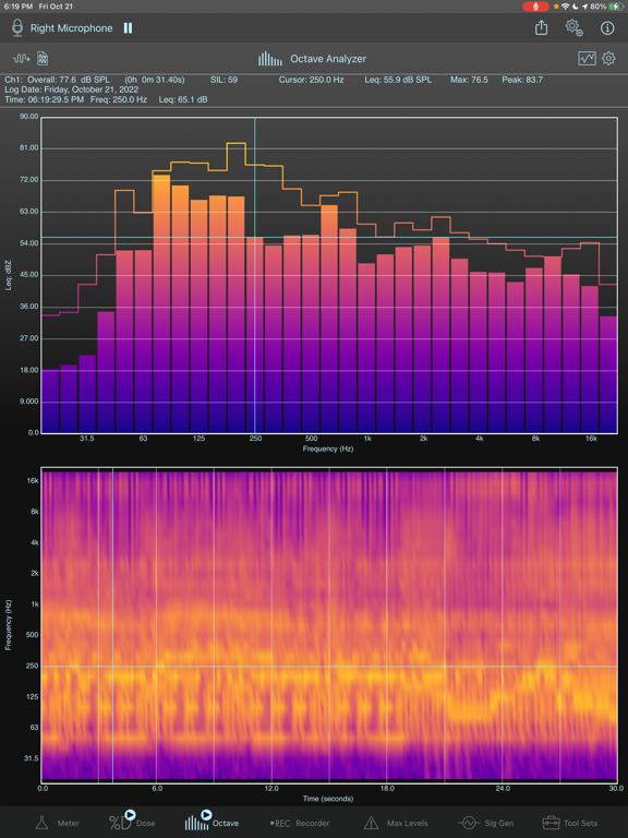 Screenshot #1 for SoundMeter X